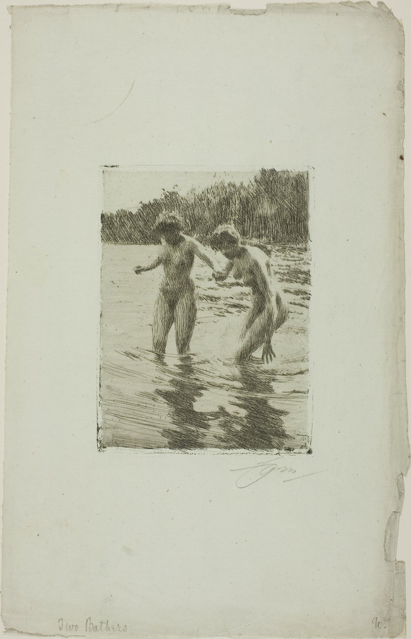Due Bagnanti da Anders Leonard Zorn