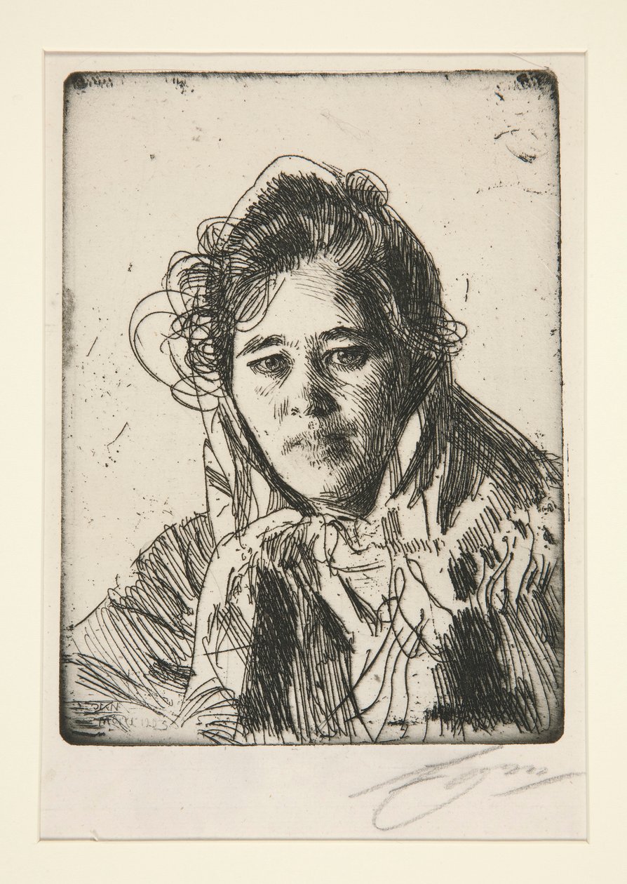 Giovane ragazza di Mora (Krakberg) da Anders Leonard Zorn