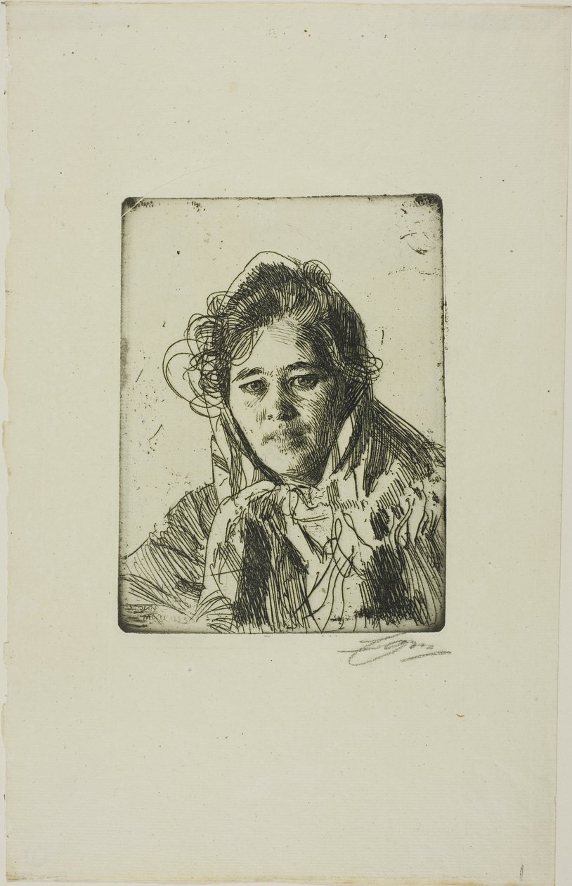 Ragazza di Mora (Anna di Kråkberg) da Anders Zorn