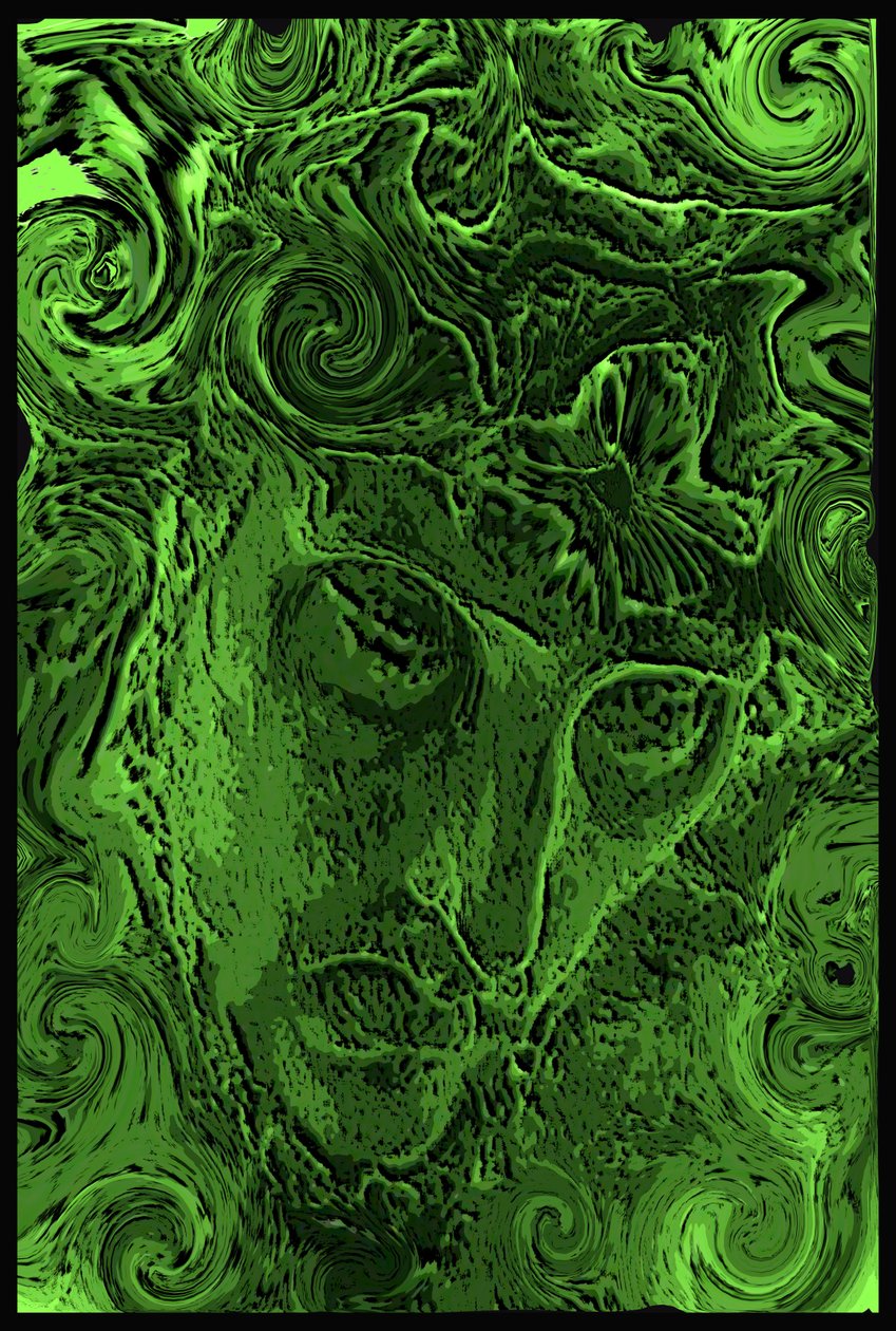 CRISTO FRATTALE, 2002 (Opera digitale) da Ando Gilardi