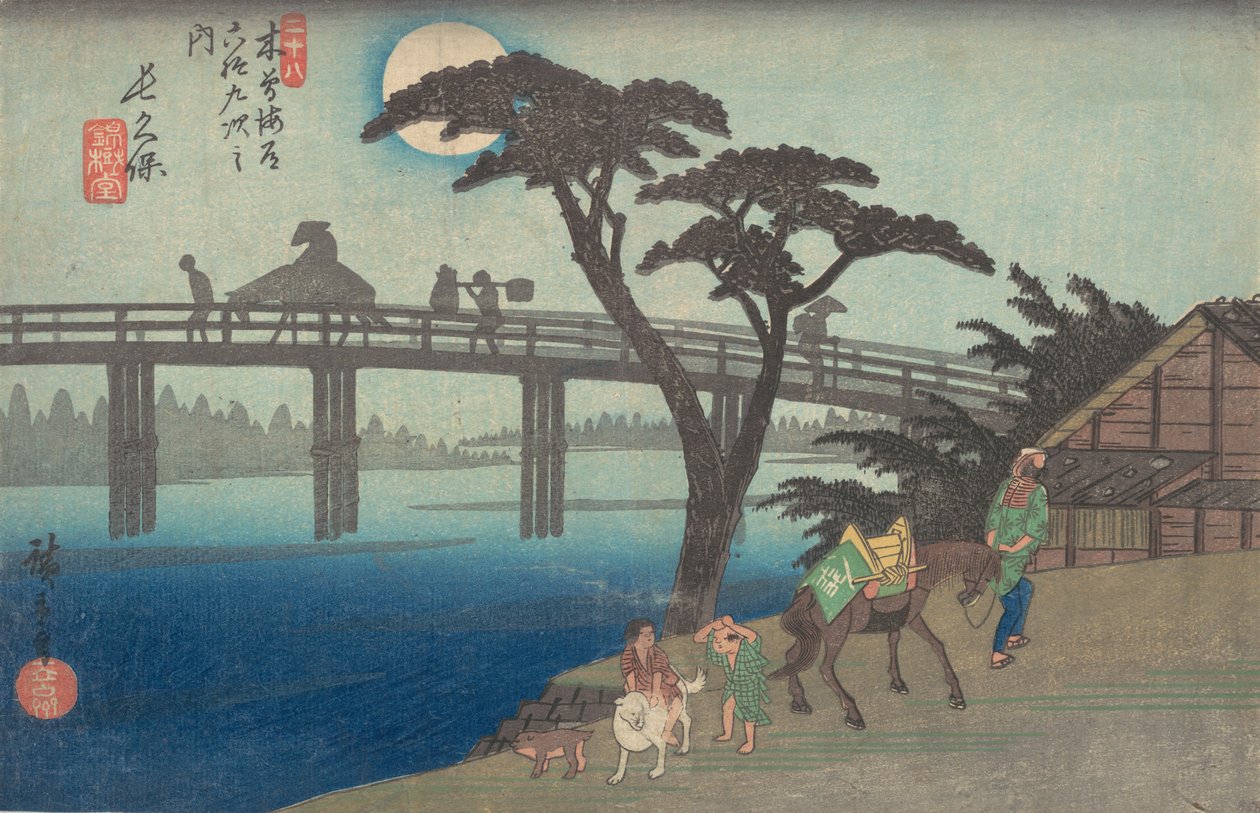Stazione di Nagakubo n. 28 da Ando Hiroshige
