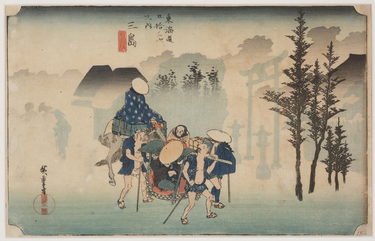 Nebbia mattutina da Ando or Utagawa Hiroshige