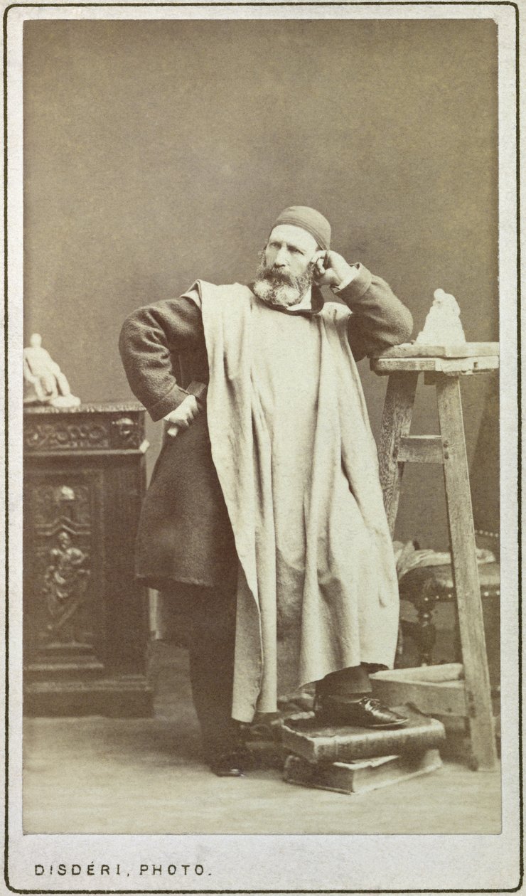 Jean-Baptiste Carpeaux da Andre Adolphe Eugene Disderi
