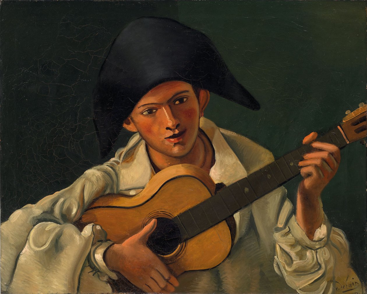 Busto di Arlecchino con chitarra da Andre Derain