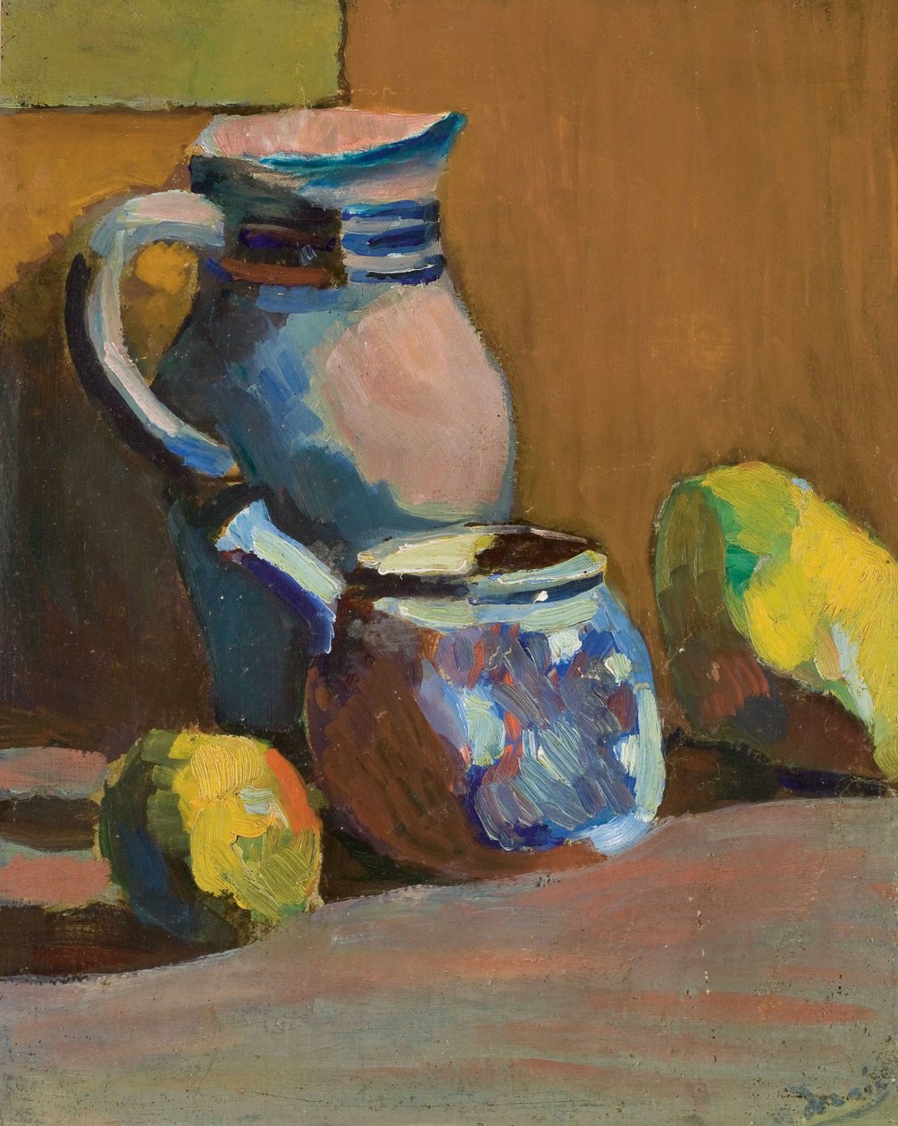 Natura morta con vaso blu da Andre Derain