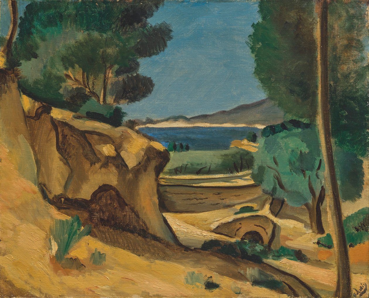 Paesaggio intorno a La Ciotat da Andre Derain