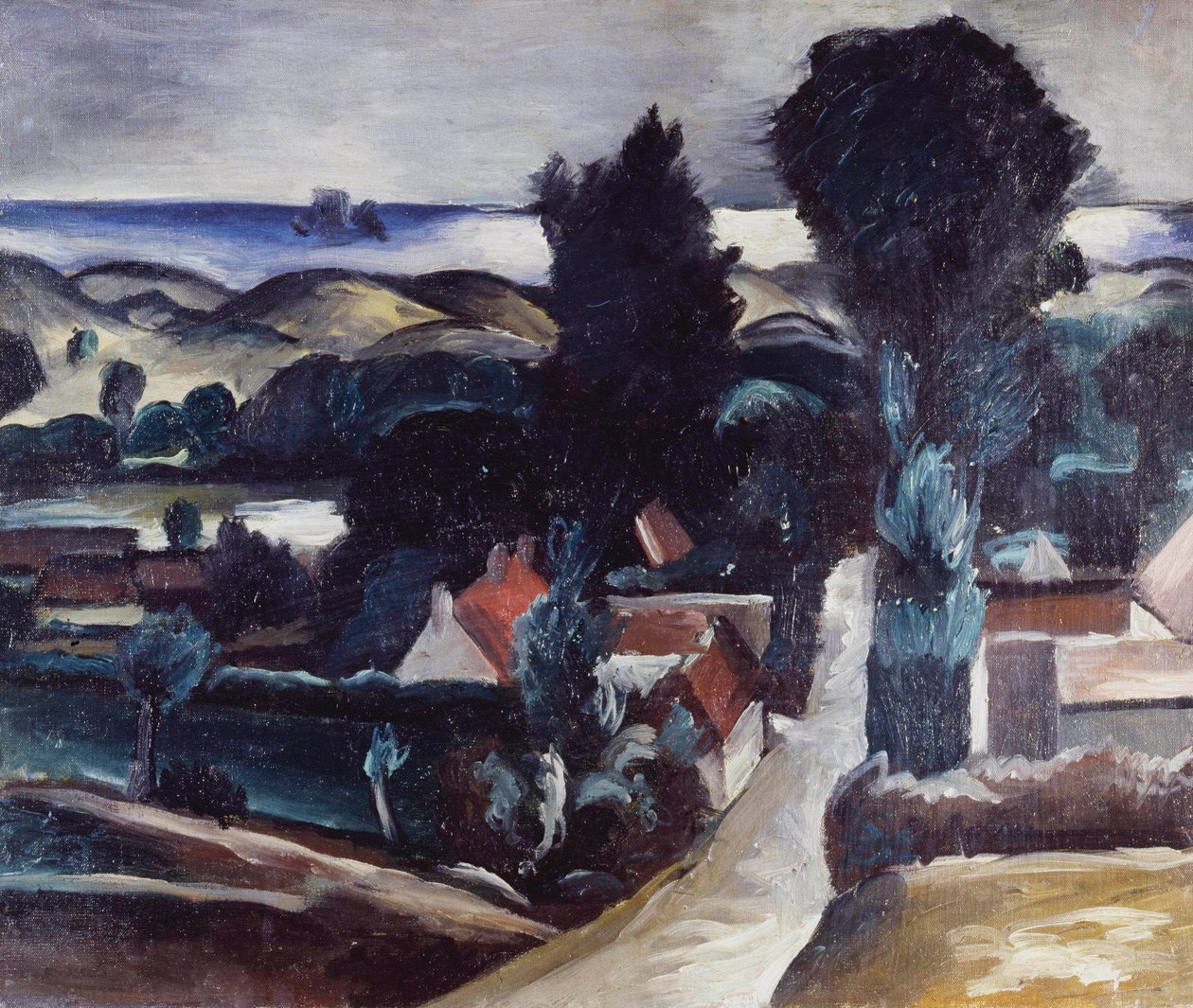 Paesaggio di Camiers (Pas-de-Calais) da Andre Derain