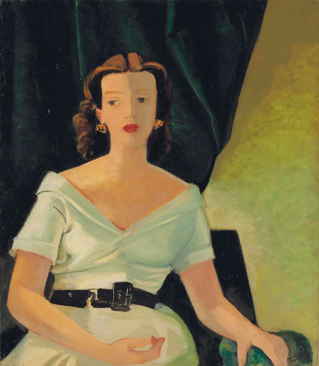 Presunto ritratto di Geneviève Taillade da Andre Derain