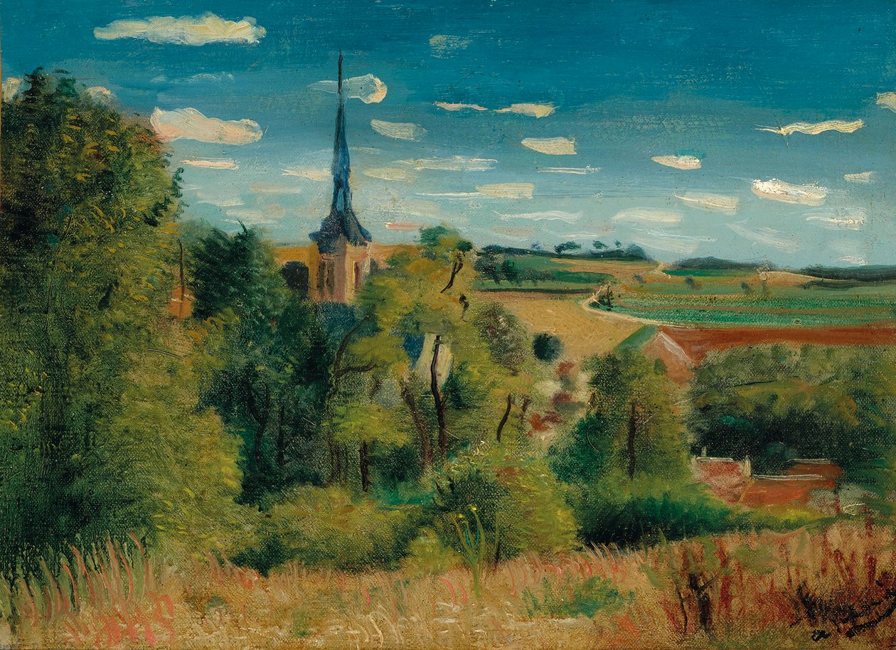 Vista su Donnemarie-en-Montois da Andre Derain