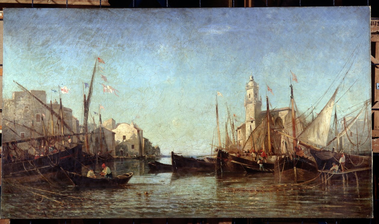 Veduta di Martigues da André Maglione
