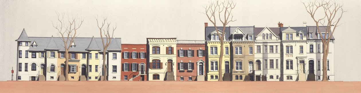 2901-2923 Q Street, Georgetown, Washington DC da Andras Kaldor