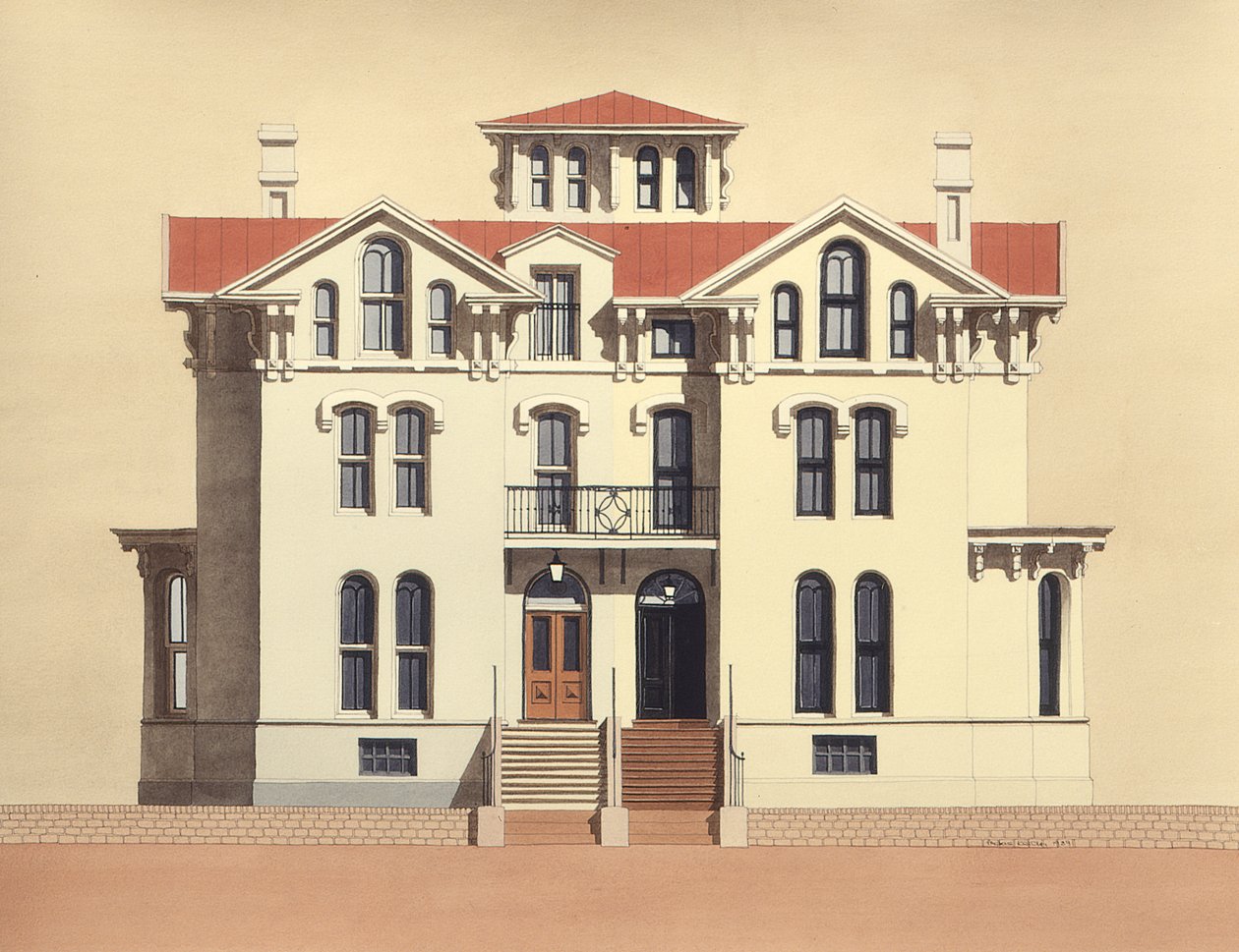 3015 e 3013 Q Street, Georgetown, Washington DC da Andras Kaldor