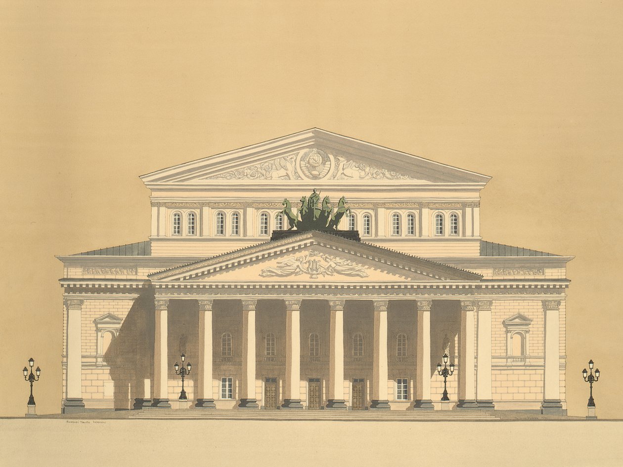 Teatro Bolshoi, Mosca, Russia da Andras Kaldor
