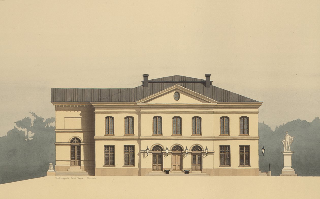 Teatro di corte, Drottningholm, Stoccolma, Svezia da Andras Kaldor