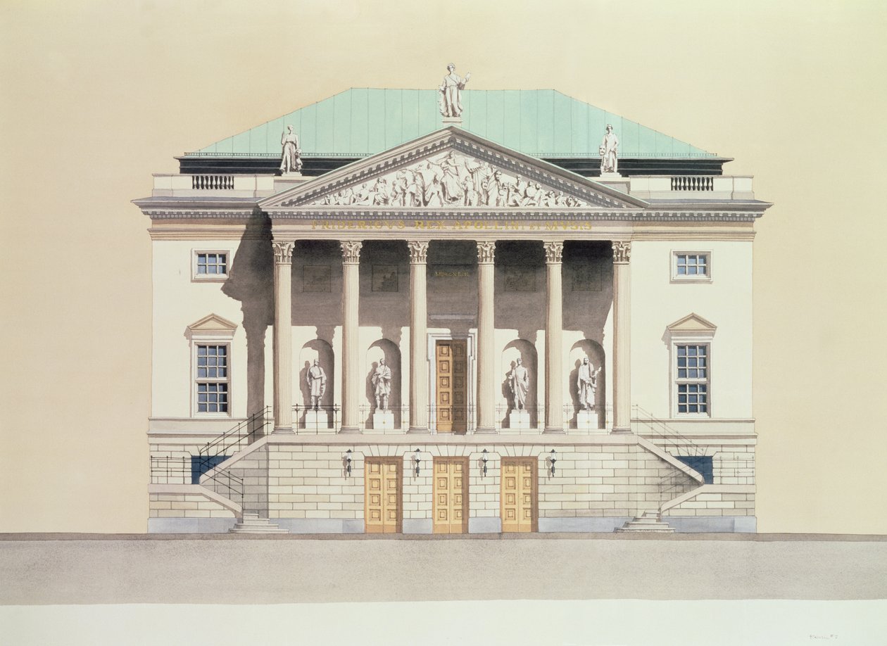 Deutsche Staatsoper, Berlino, Germania Facciata del XVIII secolo da Andras Kaldor