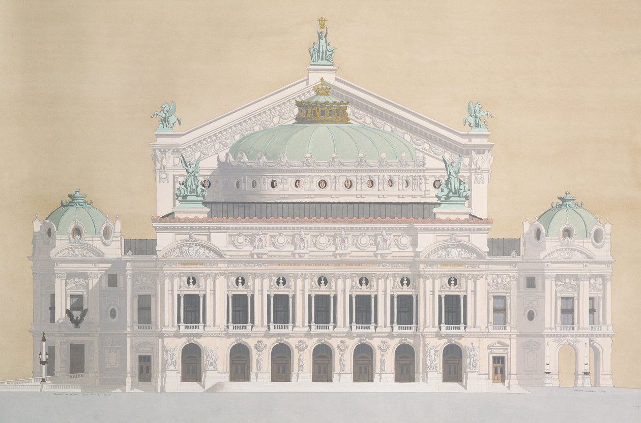 Opera Garnier, Parigi, Francia da Andras Kaldor