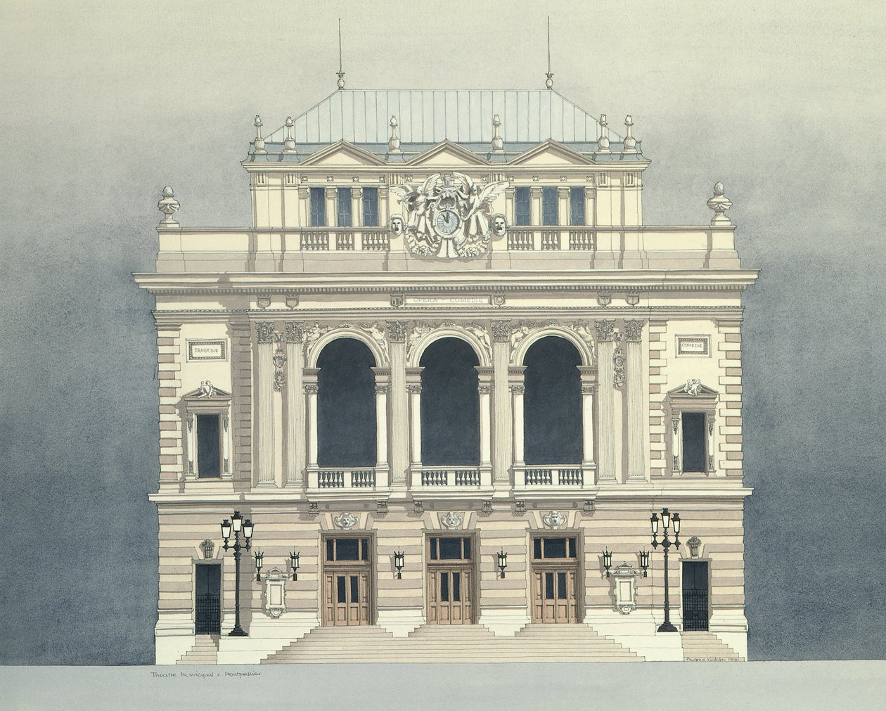 Opera Montpellier, Francia da Andras Kaldor