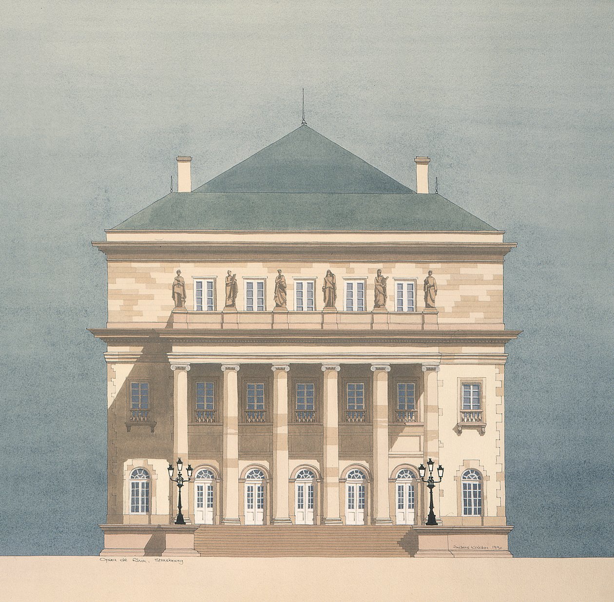 Opera du Rhin, Strasburgo, Francia da Andras Kaldor