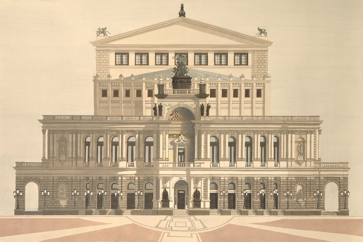 Opera di Stato, Dresda, Germania da Andras Kaldor
