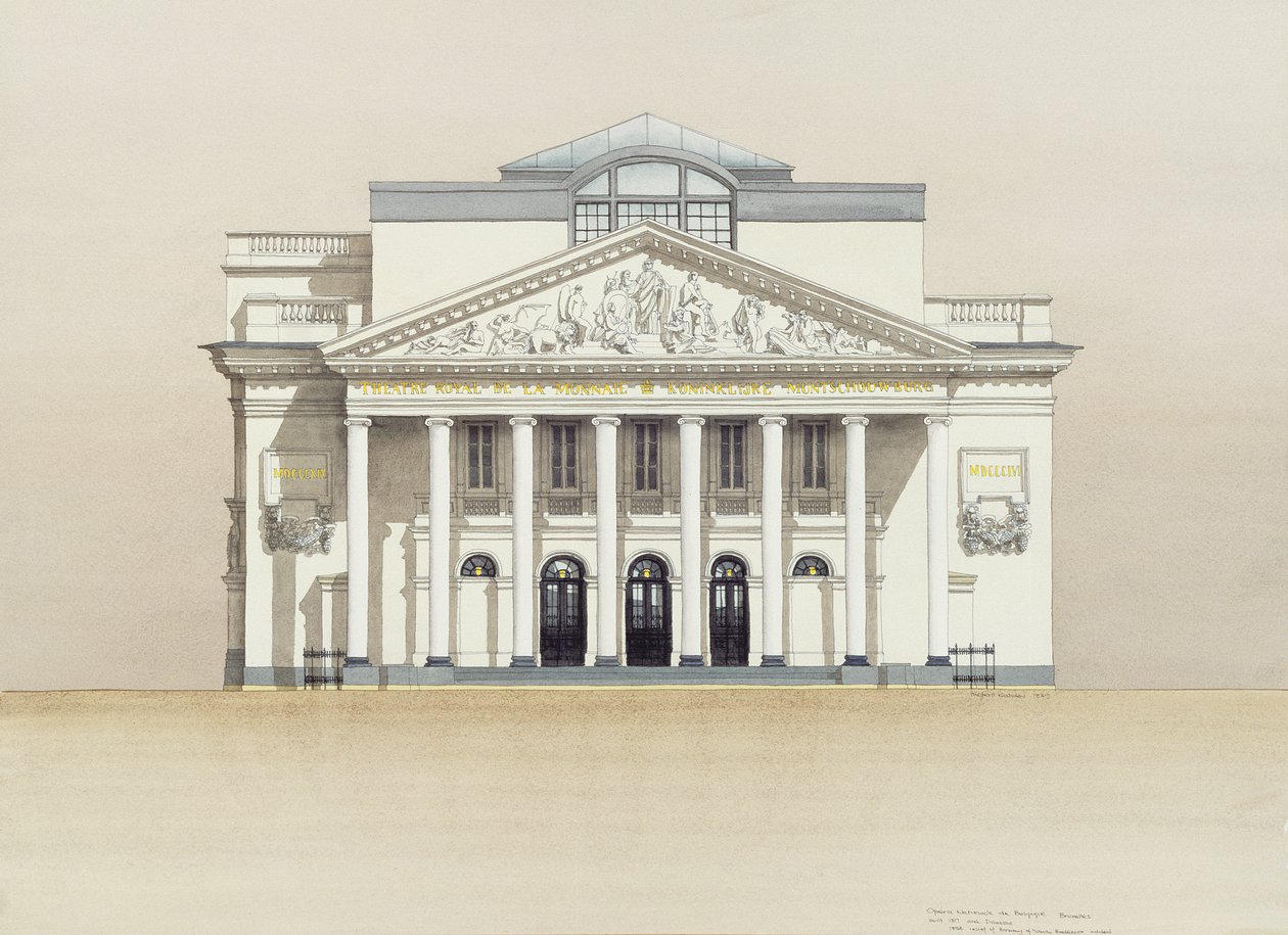 Teatre Royal de la Monnaie, Bruxelles, Belgio da Andras Kaldor