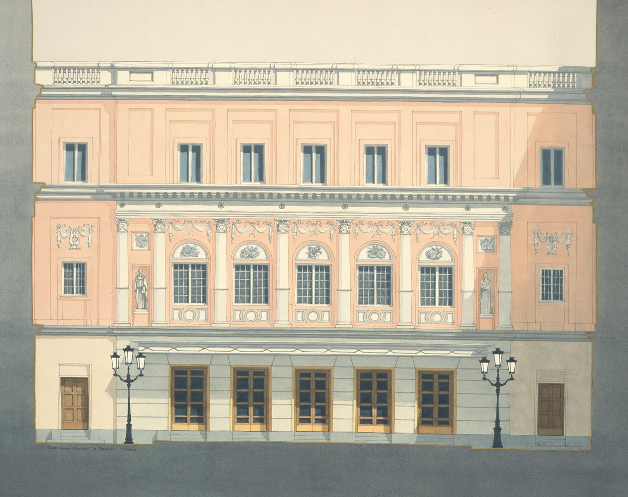 Teatro Lirico, National la Zarzuela, Madrid, Spagna da Andras Kaldor