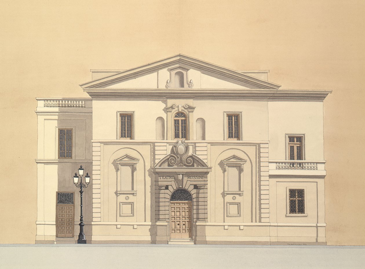 Teatro Rossini, Pesaro , Italy da Andras Kaldor
