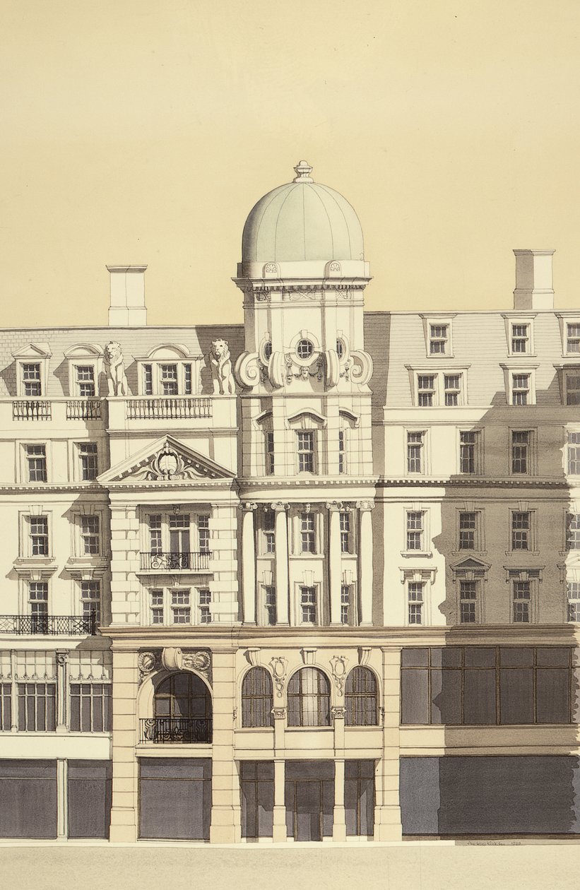 La Sala del Lino (particolare), Regent Street, Londra da Andras Kaldor
