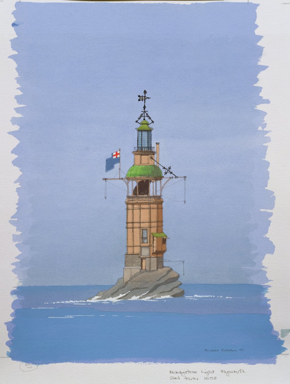Il secondo faro di Eddystone, Plymouth, Devon da Andras Kaldor