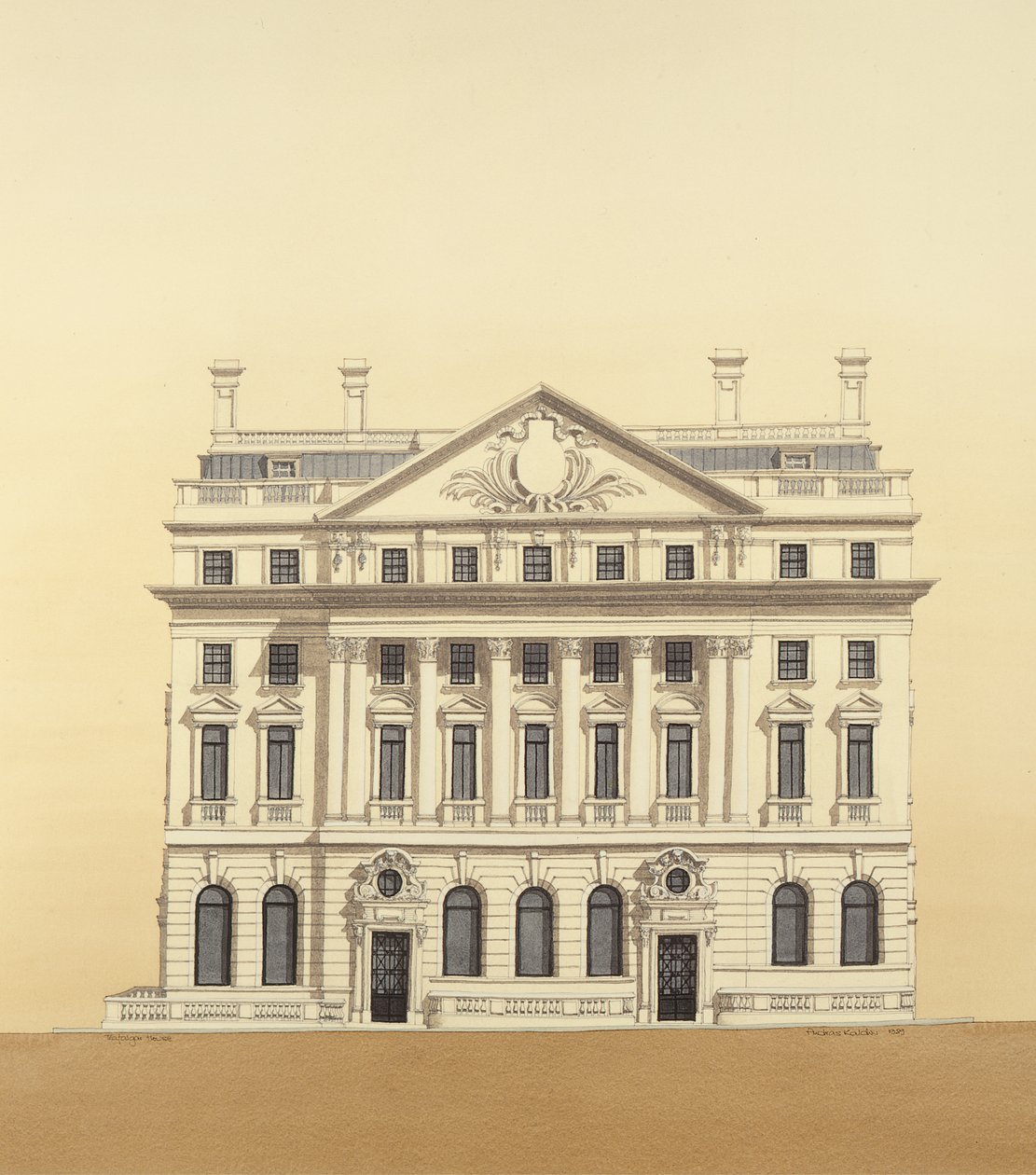 Trafalgar House, Waterloo Place, Londra da Andras Kaldor