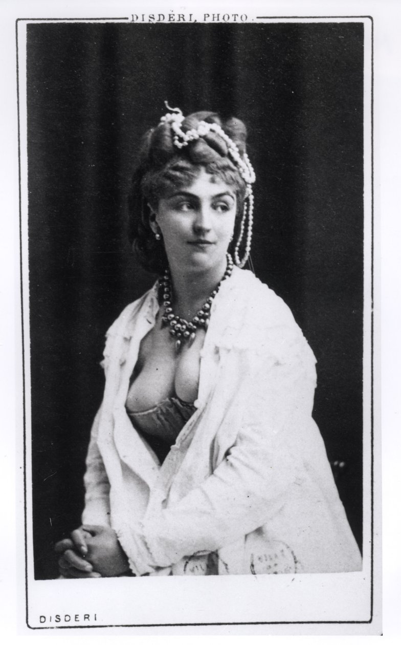Ritratto di Mery Laurent da Andre Adolphe Eugene Disderi