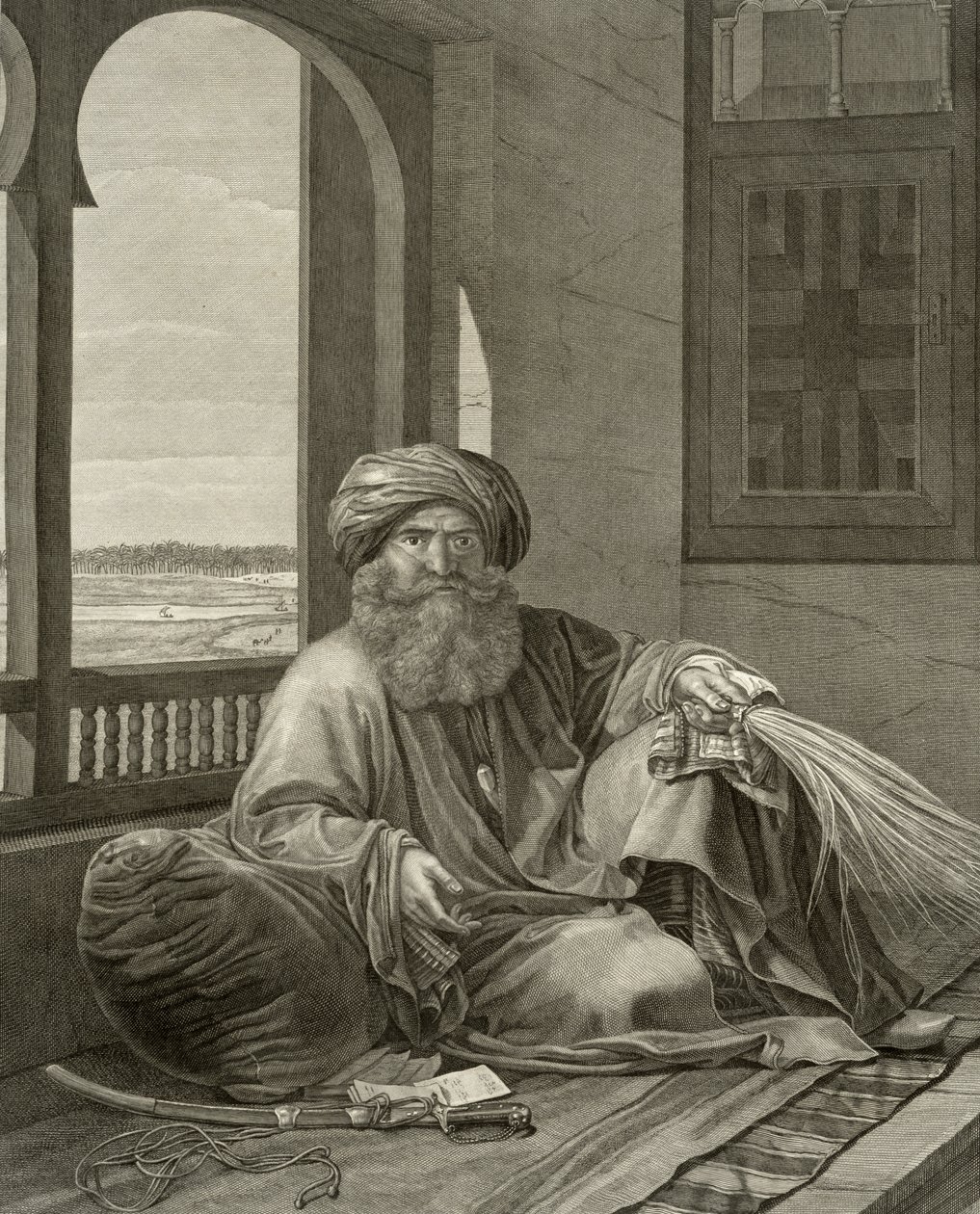 Mourad Bey, da Volume II Costumi e Ritratti di 