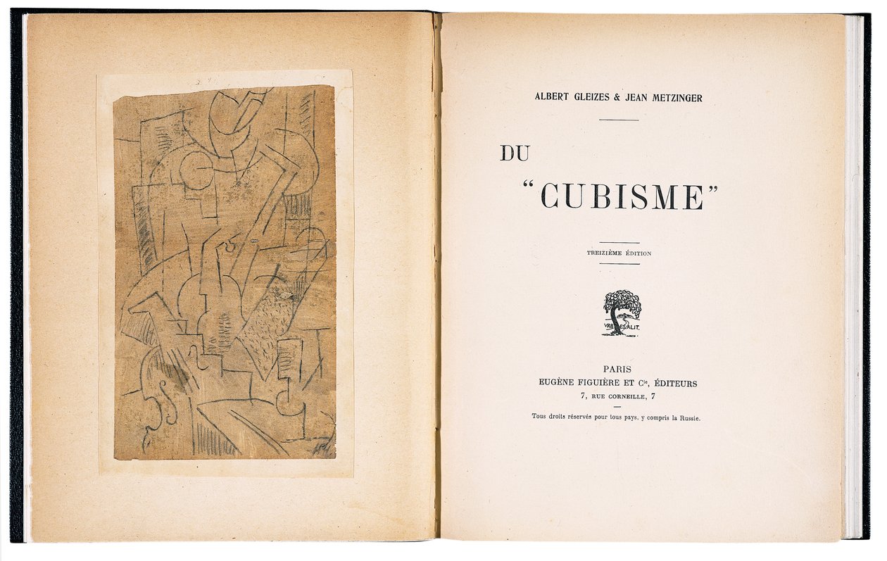 Frontespizio e pagina di titolo di "Du "Cubisme"" di Albert Gleizes e Jean Metzinger da Andre (after) Derain