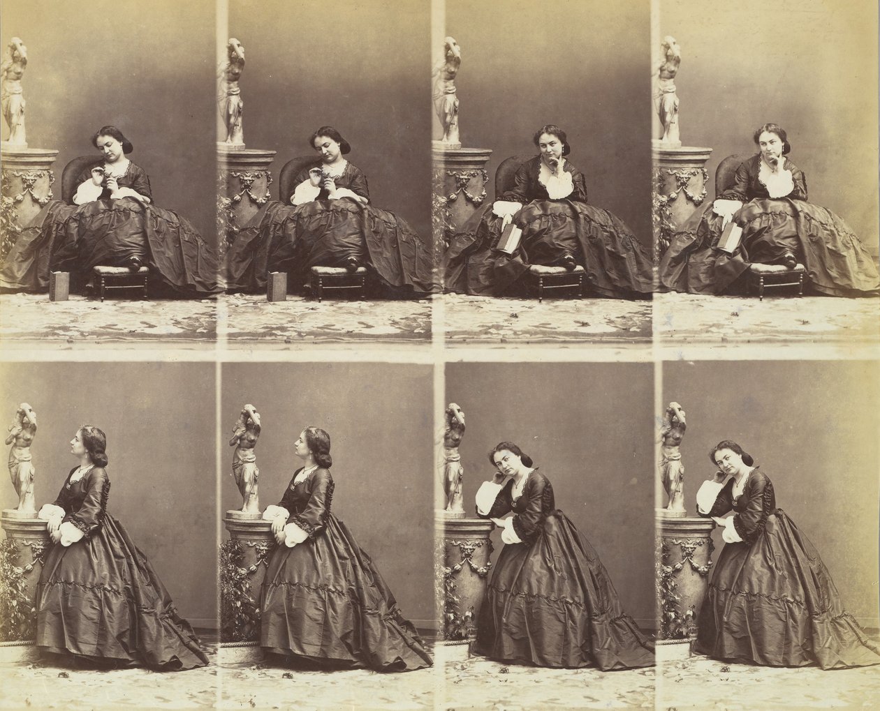 Berthe, 1862 da Andre Adolphe Eugene Disderi