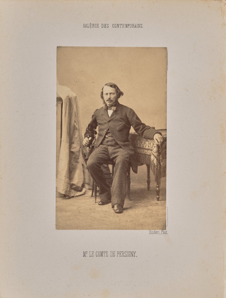 Il conte di Persigny da Andre Adolphe Eugene Disderi