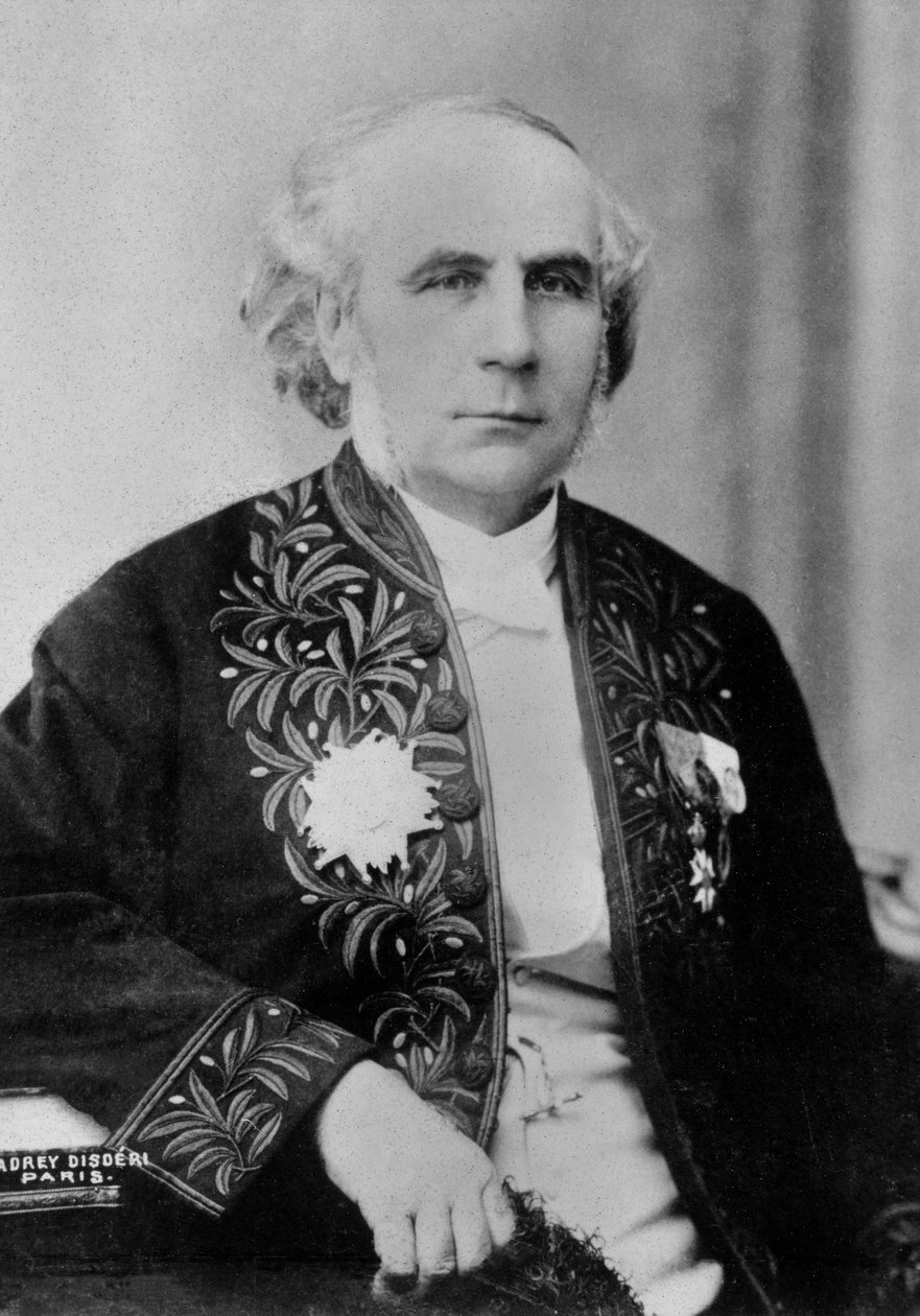 Ritratto di Octave Greard (foto) da Andre Adolphe Eugene Disderi