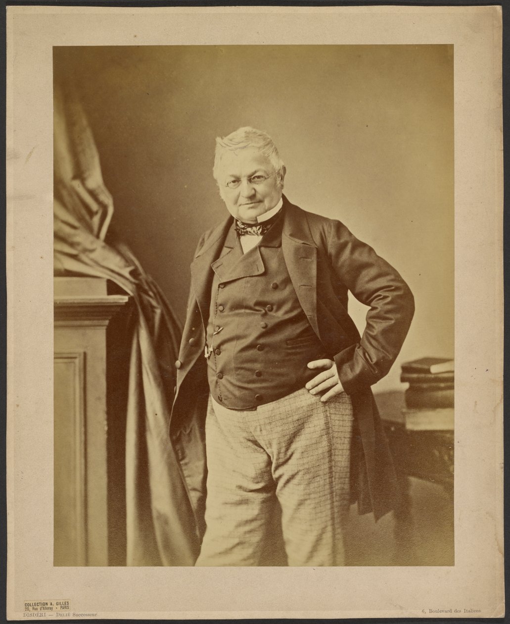 Ritratto di Adolphe Thiers 1797-1877, ca 1860 da Andre Adolphe Eugene Disderi