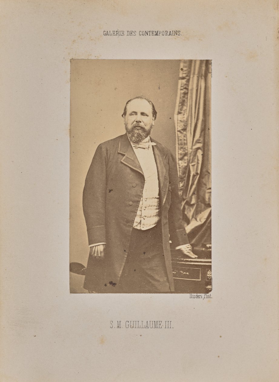 Sua Maestà Guglielmo III da Andre Adolphe Eugene Disderi