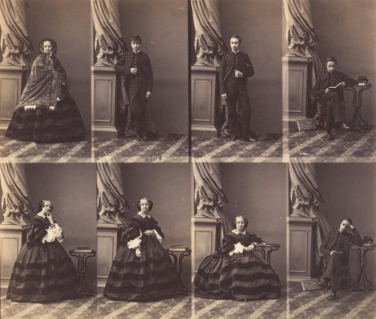 Taglione, settembre 1857-novembre 1858 da Andre Adolphe Eugene Disderi