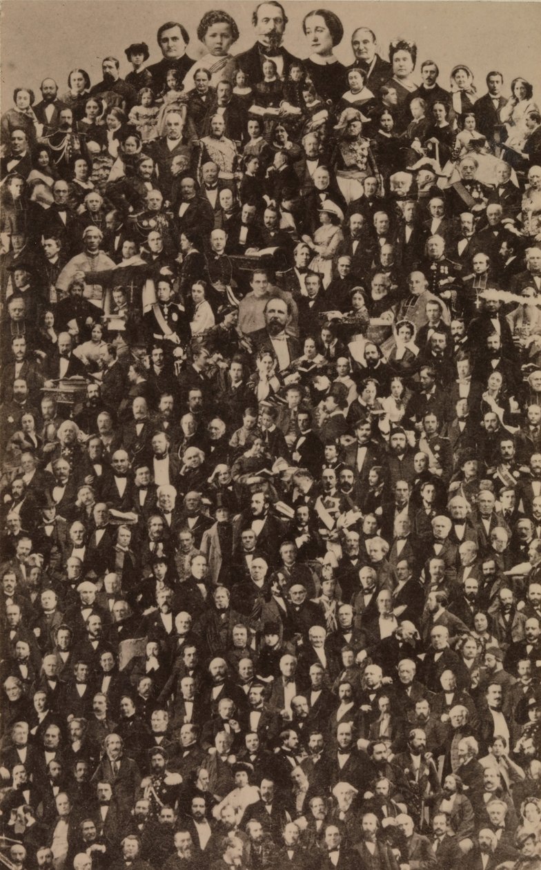 La corte imperiale di Napoleone III, ca. 1866, stampato negli anni 