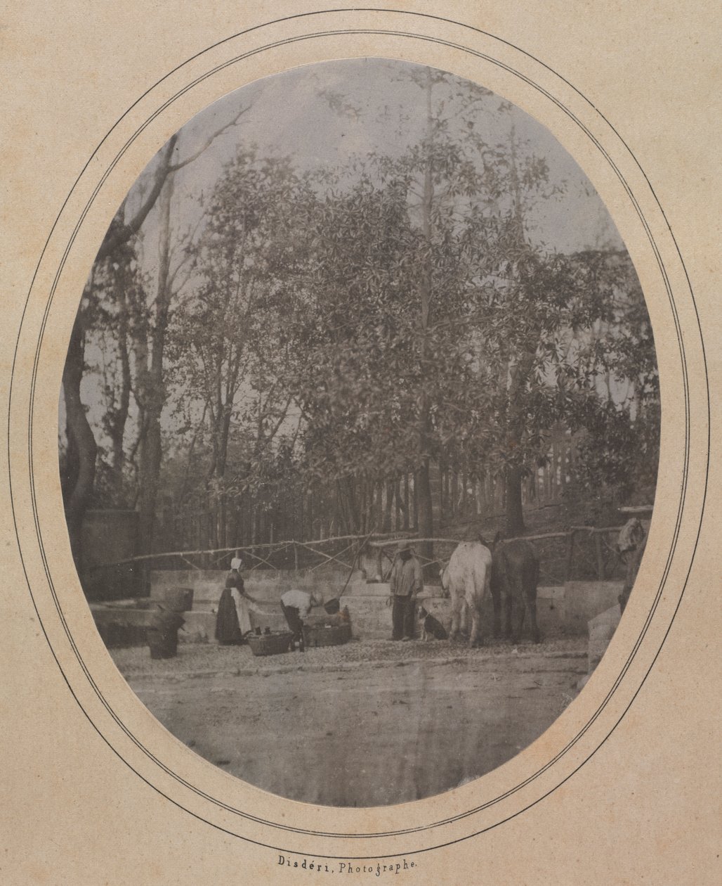 Scena di villaggio (sud della Francia) da Andre Adolphe Eugene Disderi