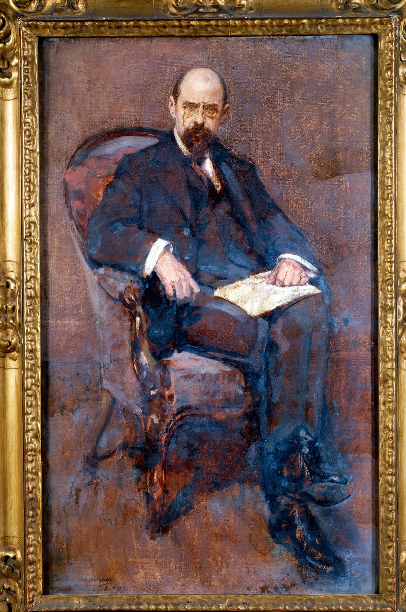 Ritratto di Emile Vandervelde, politico belga da Andre Cluysenaar