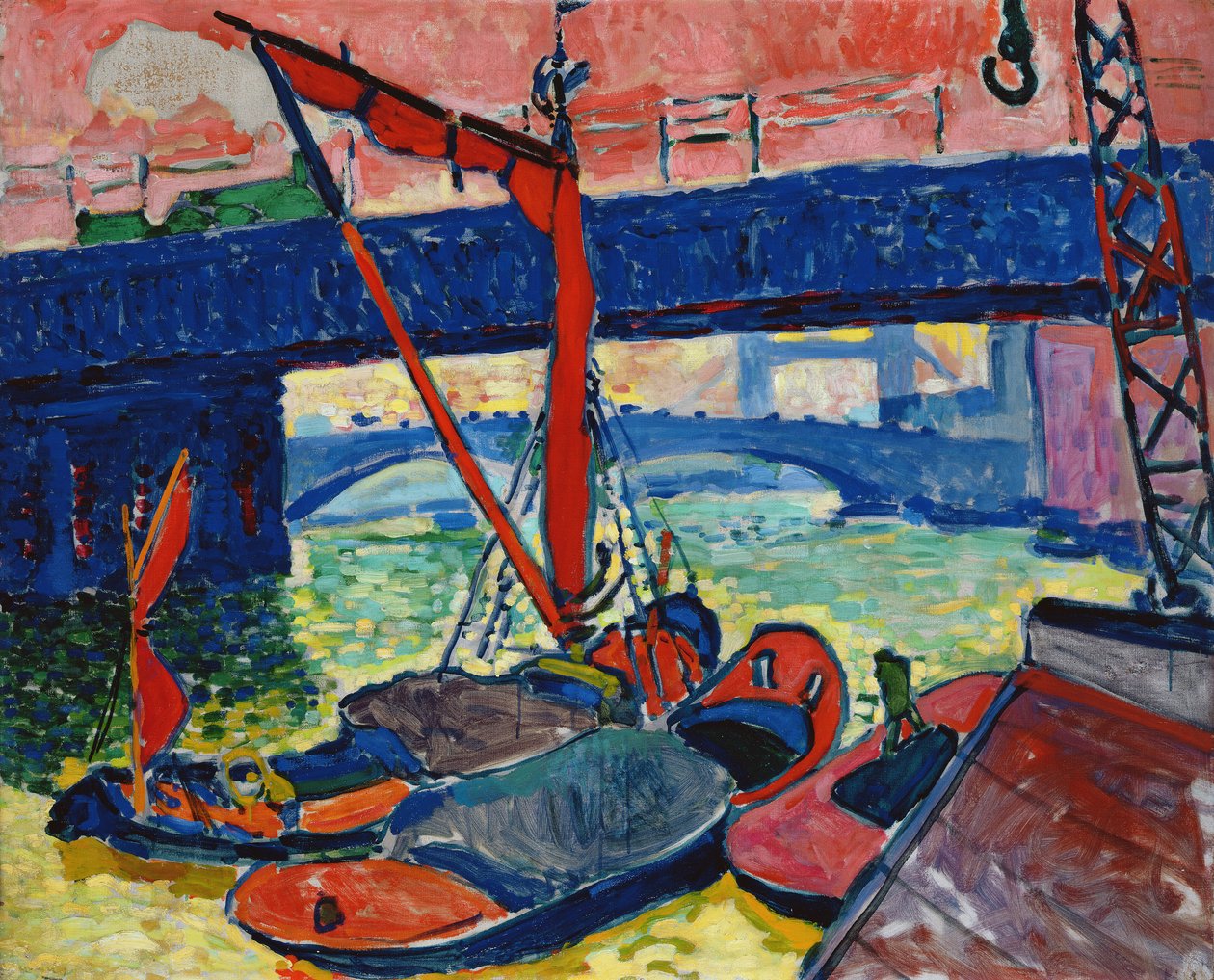 Chiatte sul Tamigi da Andre Derain