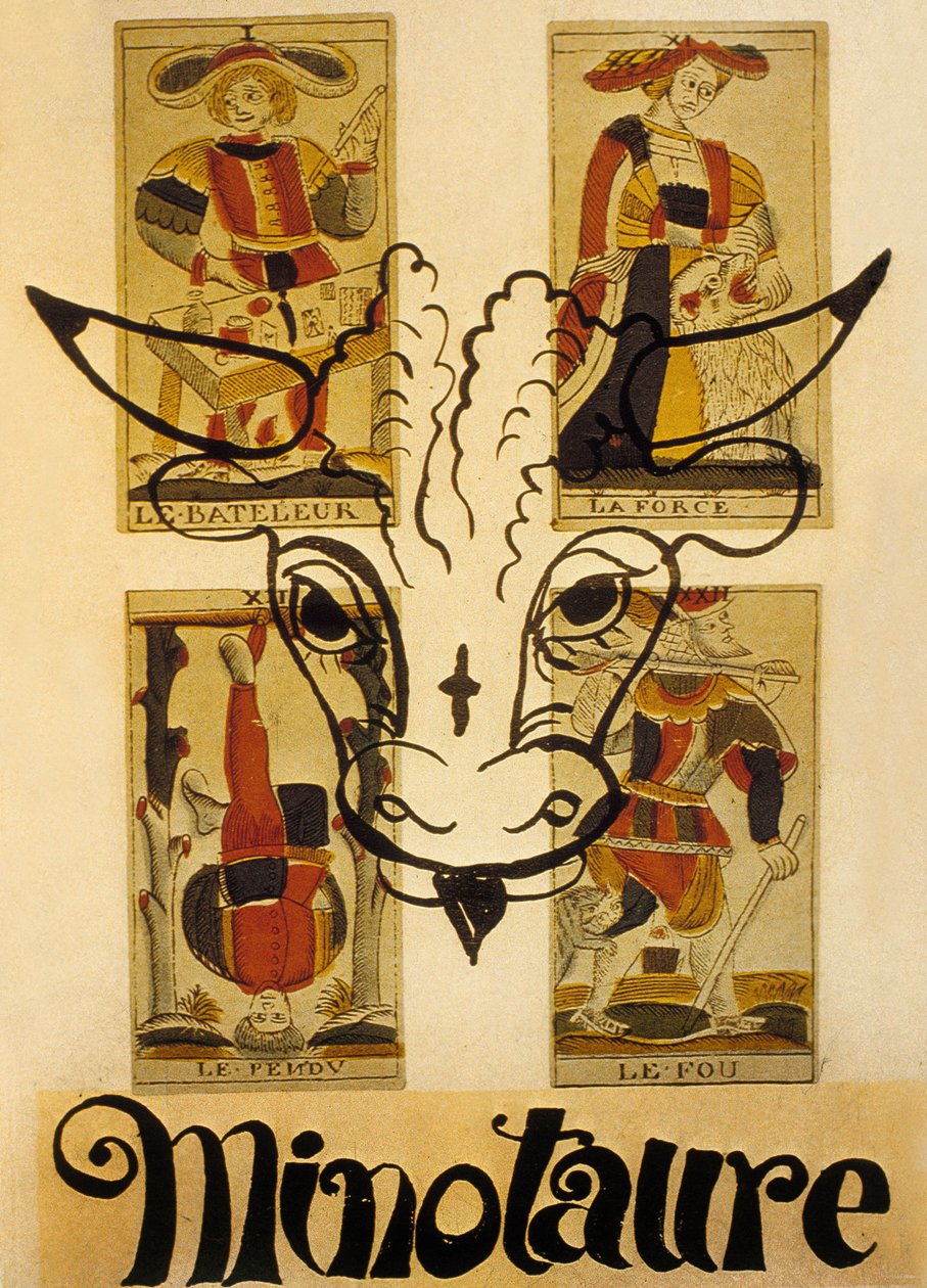 Copertina della rivista surrealista francese "Minotaure" da Andre Derain