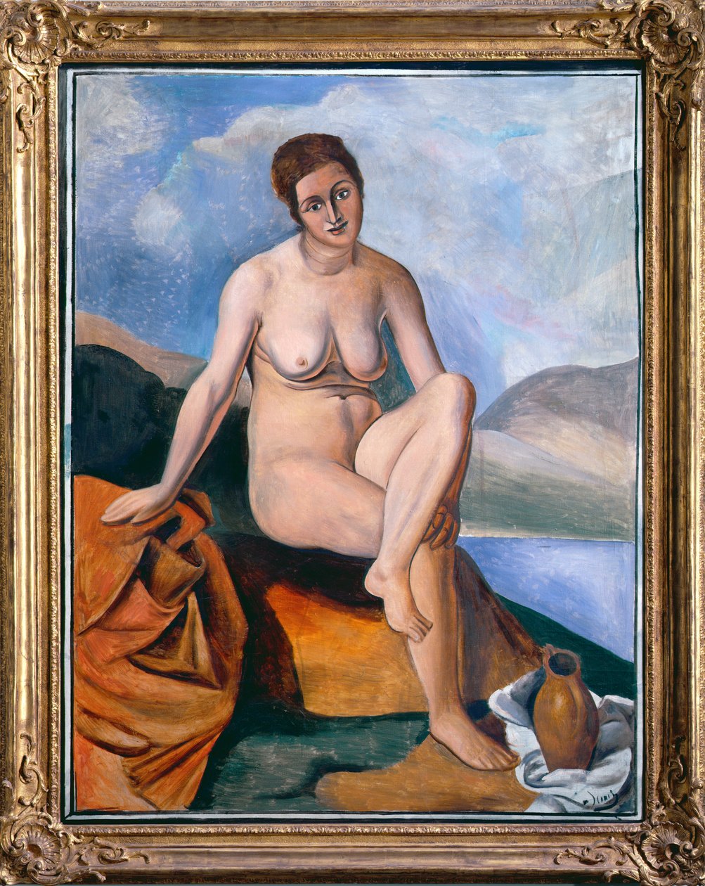 Nudo femminile con brocca, 1925 circa (olio su tela) (cfr. anche 287560) da Andre Derain