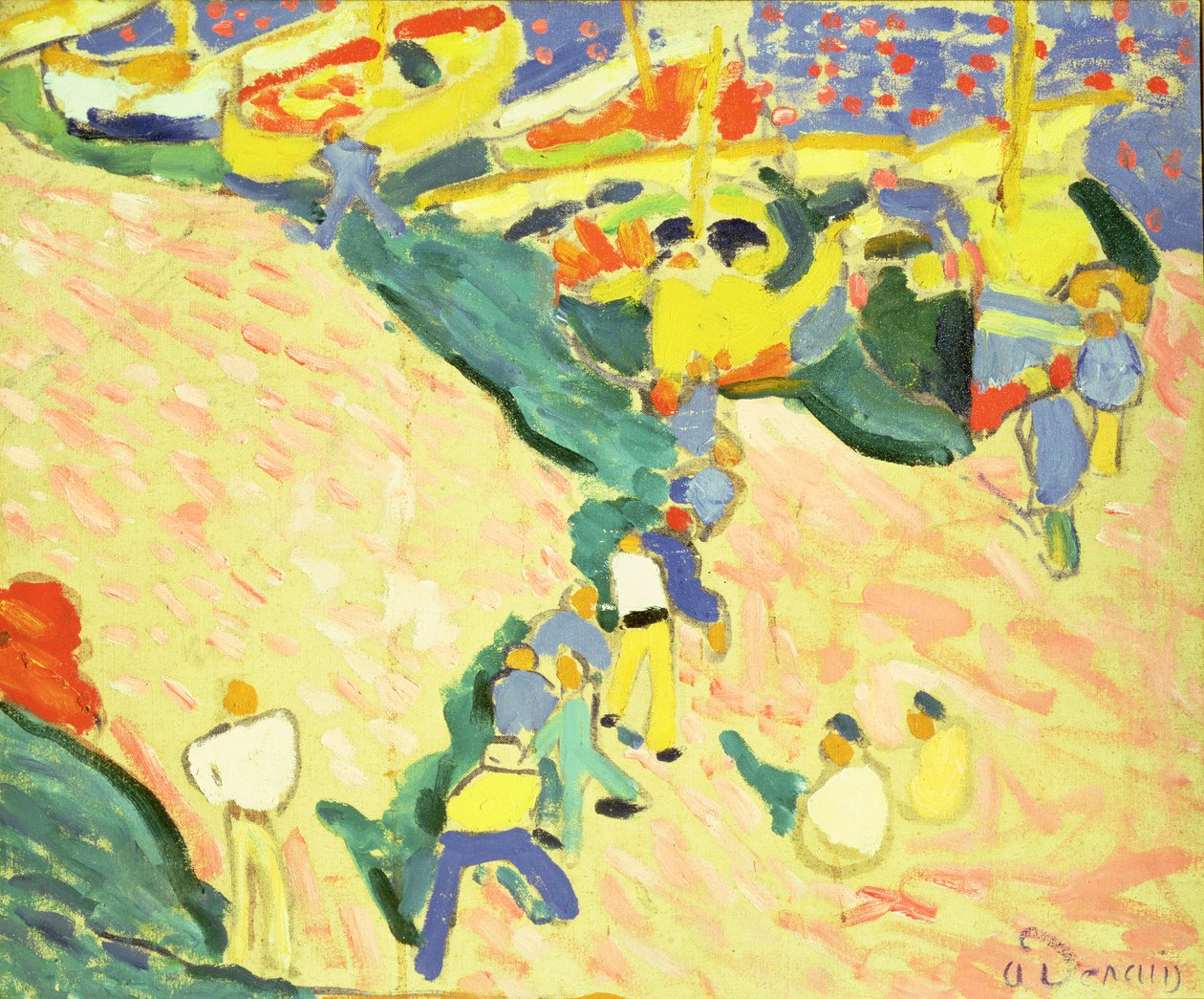 Pescatori a Collioure da Andre Derain