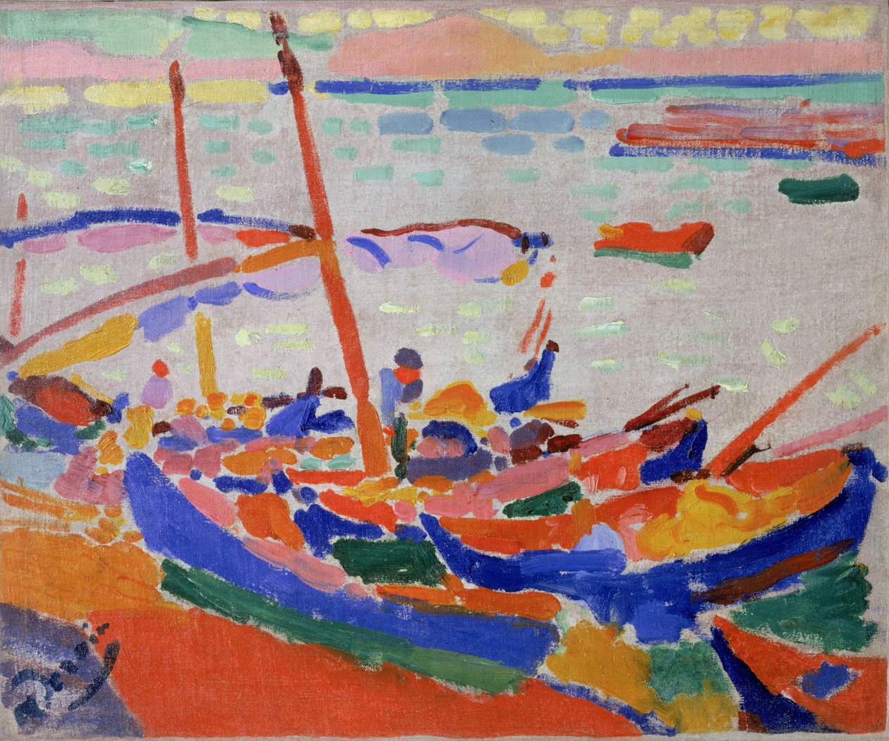 Barche da pesca a Collioure (Pirenei Orientali, Francia) (Barca da pesca, Collioure) da Andre Derain
