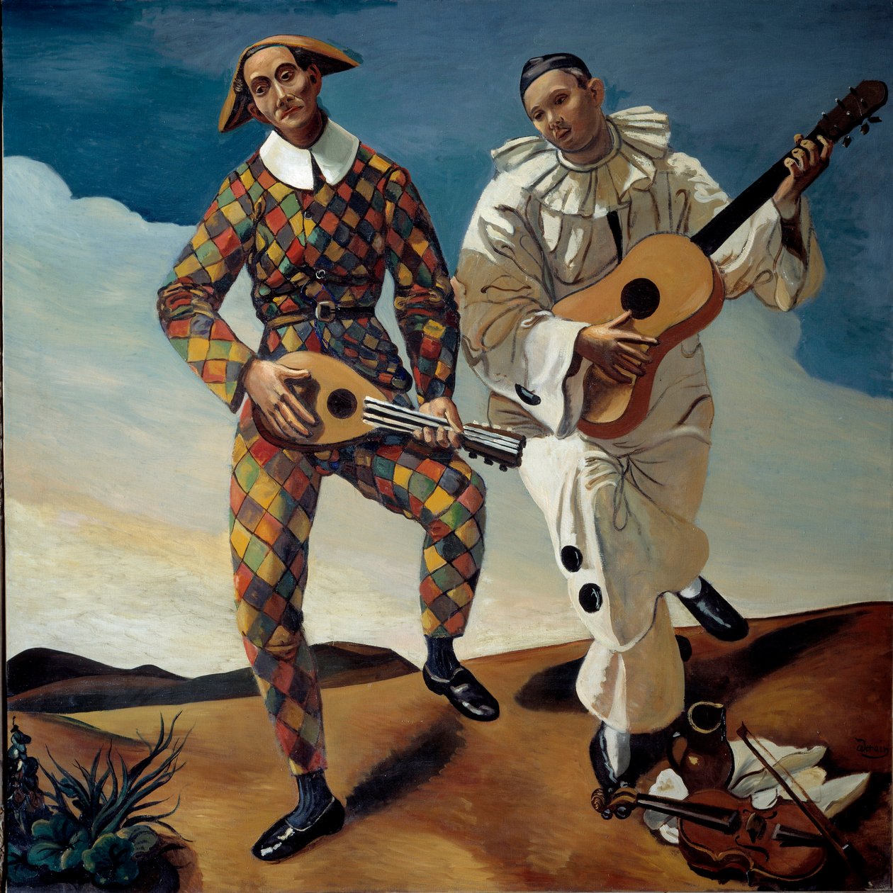 Arlecchino e Pierrot da Andre Derain