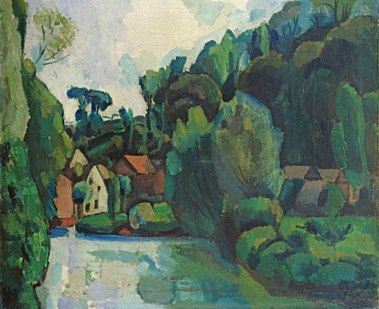 Paesaggio (olio su tela) da Andre Derain