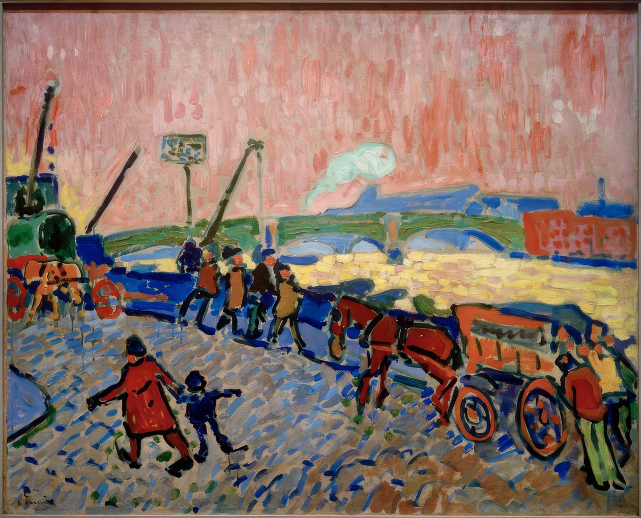 Le rive del Tamigi (Les Quais de la Tamise) da Andre Derain