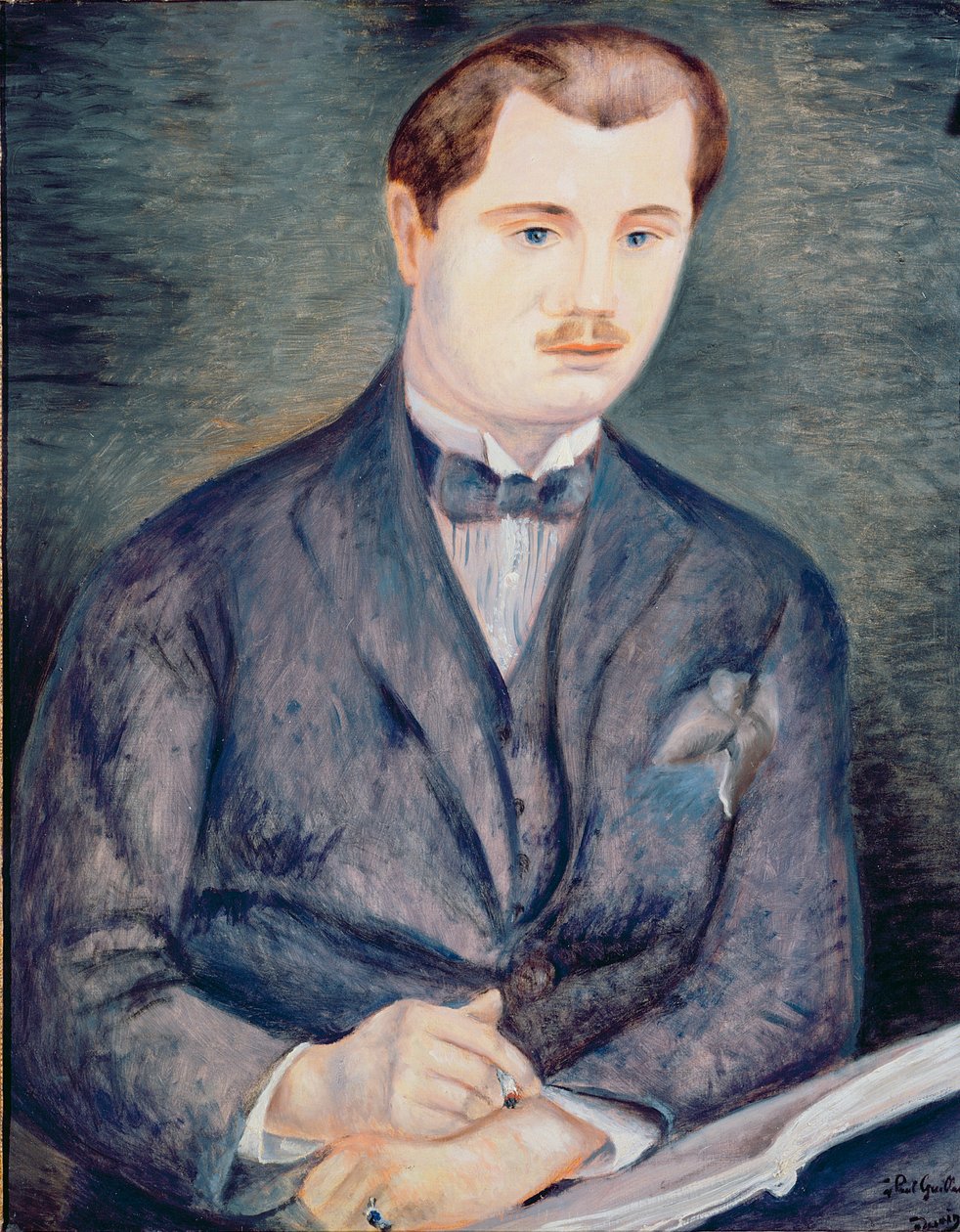 Ritratto di Paul Guillaume, 1919-20 circa (olio su tela) (cfr. anche 287559) da Andre Derain
